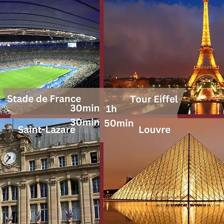 Apartament Destiny Appart' Paris -beauvais-orly- Podcasts- Stade De France *